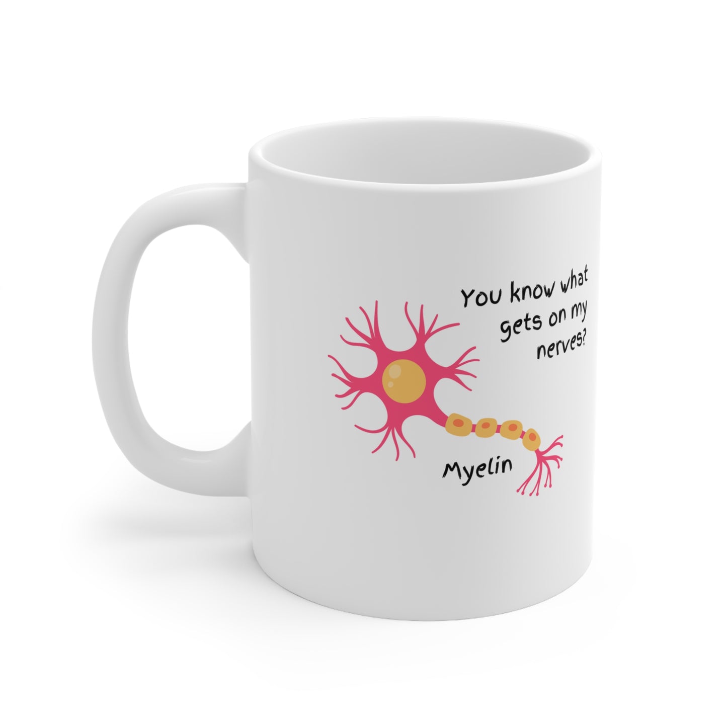 Myelin Ceramic Coffee Cups, 11oz, 15oz