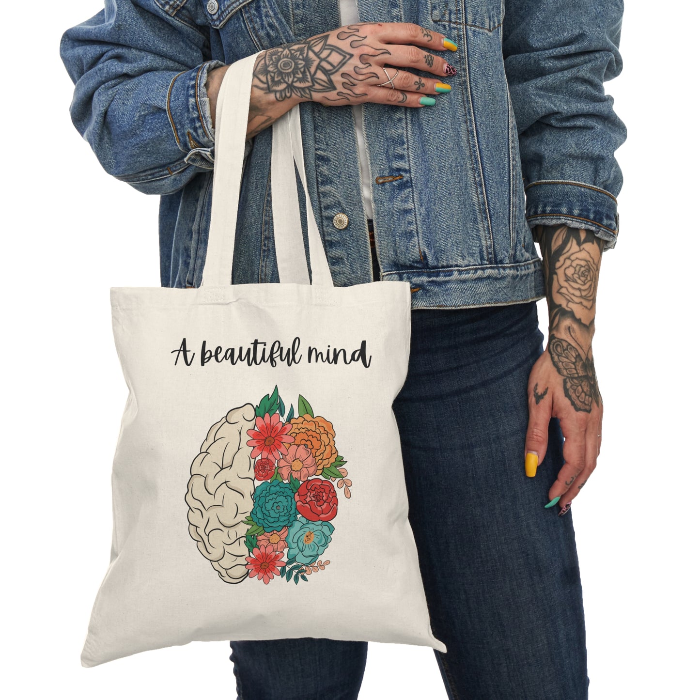 A Beautiful Mind Natural Tote Bag