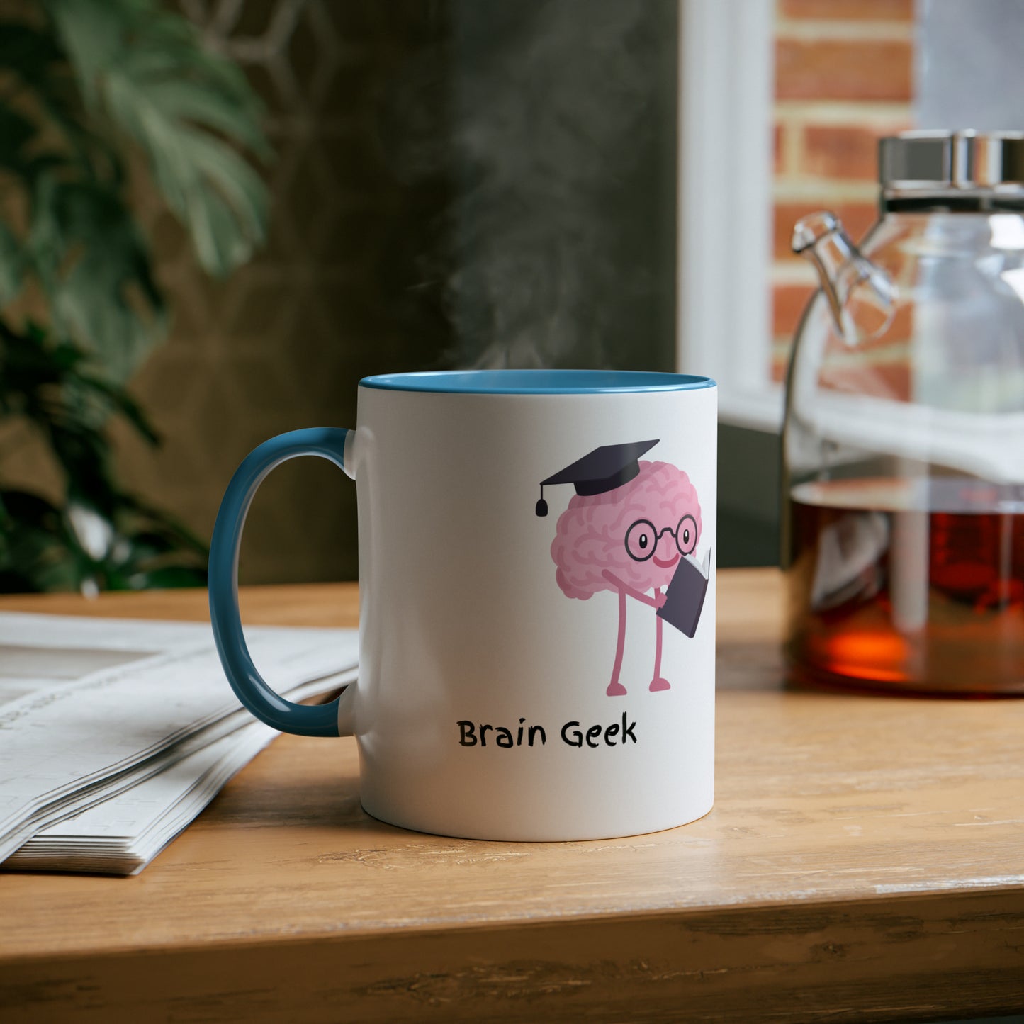 Brain Geek Two-Tone Coffee Mug, 11oz