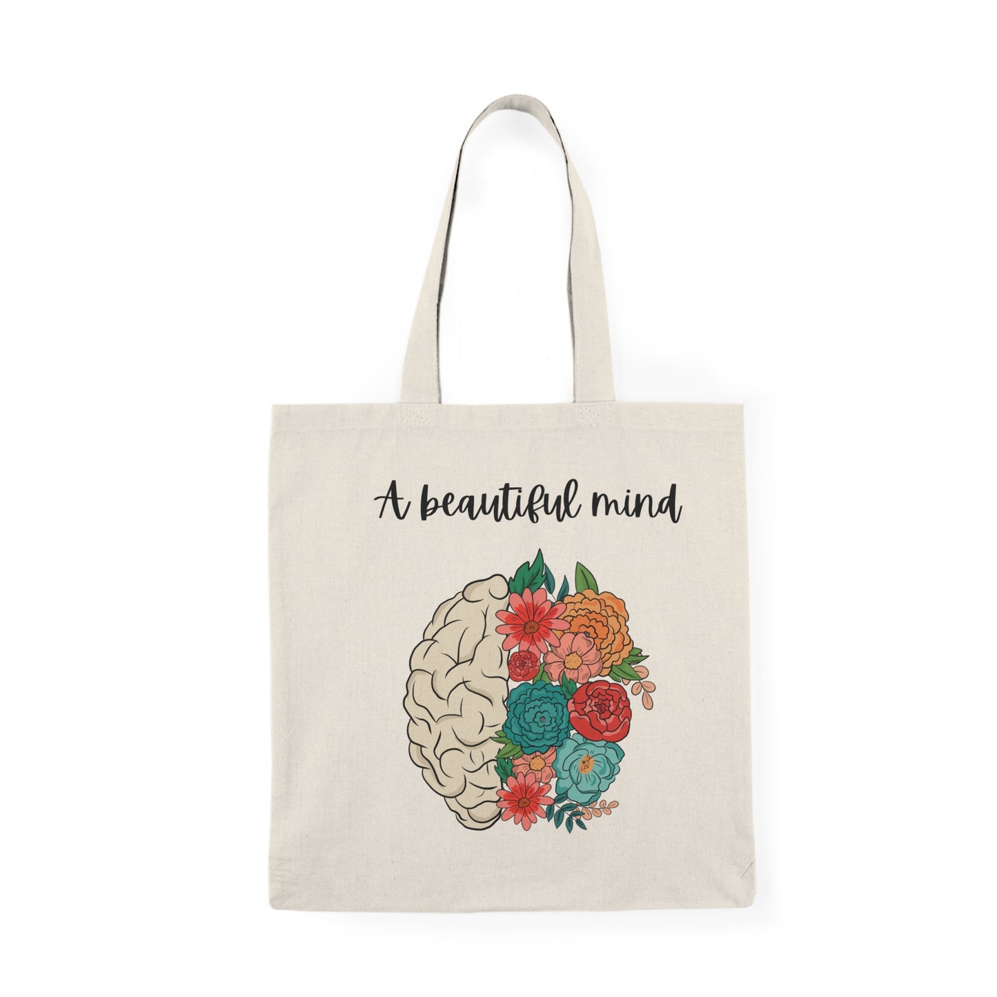 A Beautiful Mind Natural Tote Bag