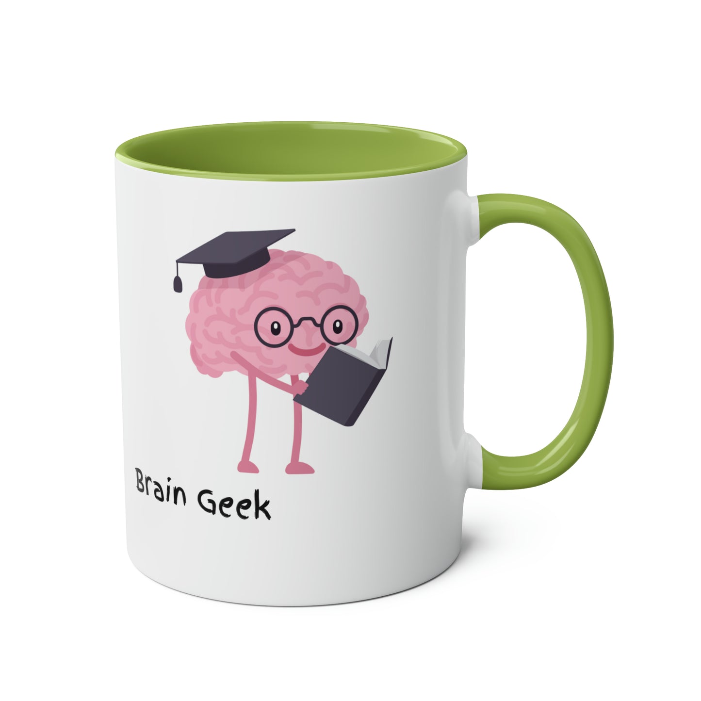 Brain Geek Two-Tone Coffee Mug, 11oz