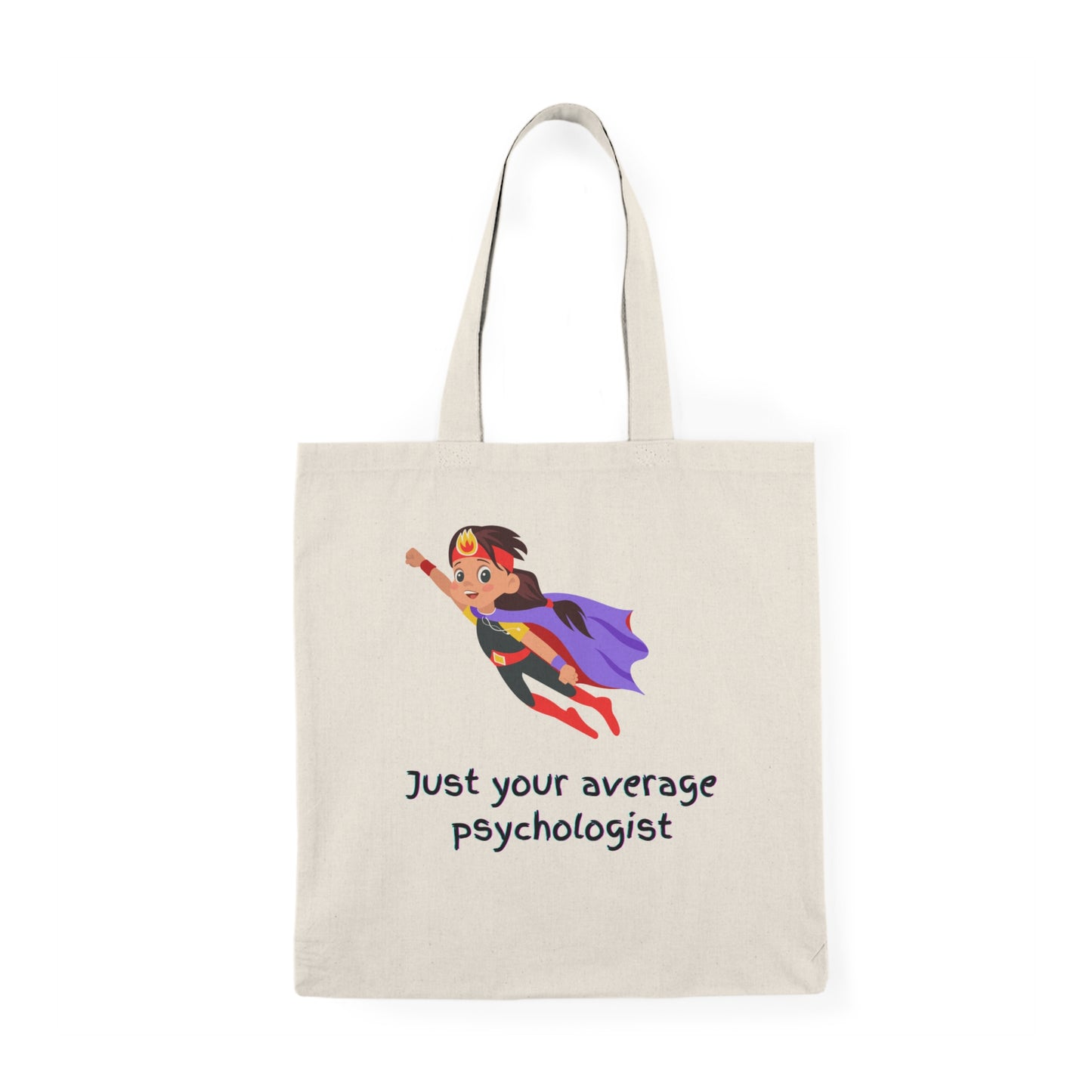 Superhero Psychologist Natural Tote Bag