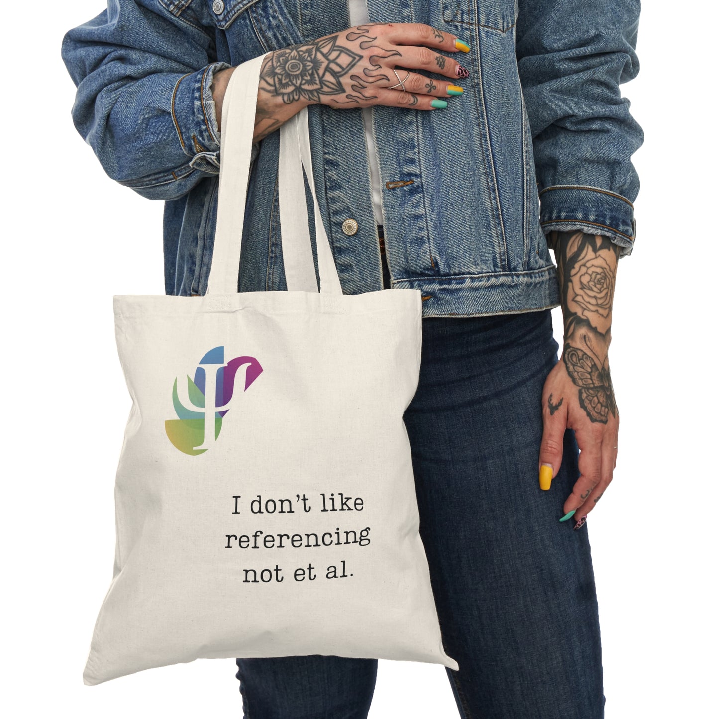 APA Referencing Natural Tote Bag