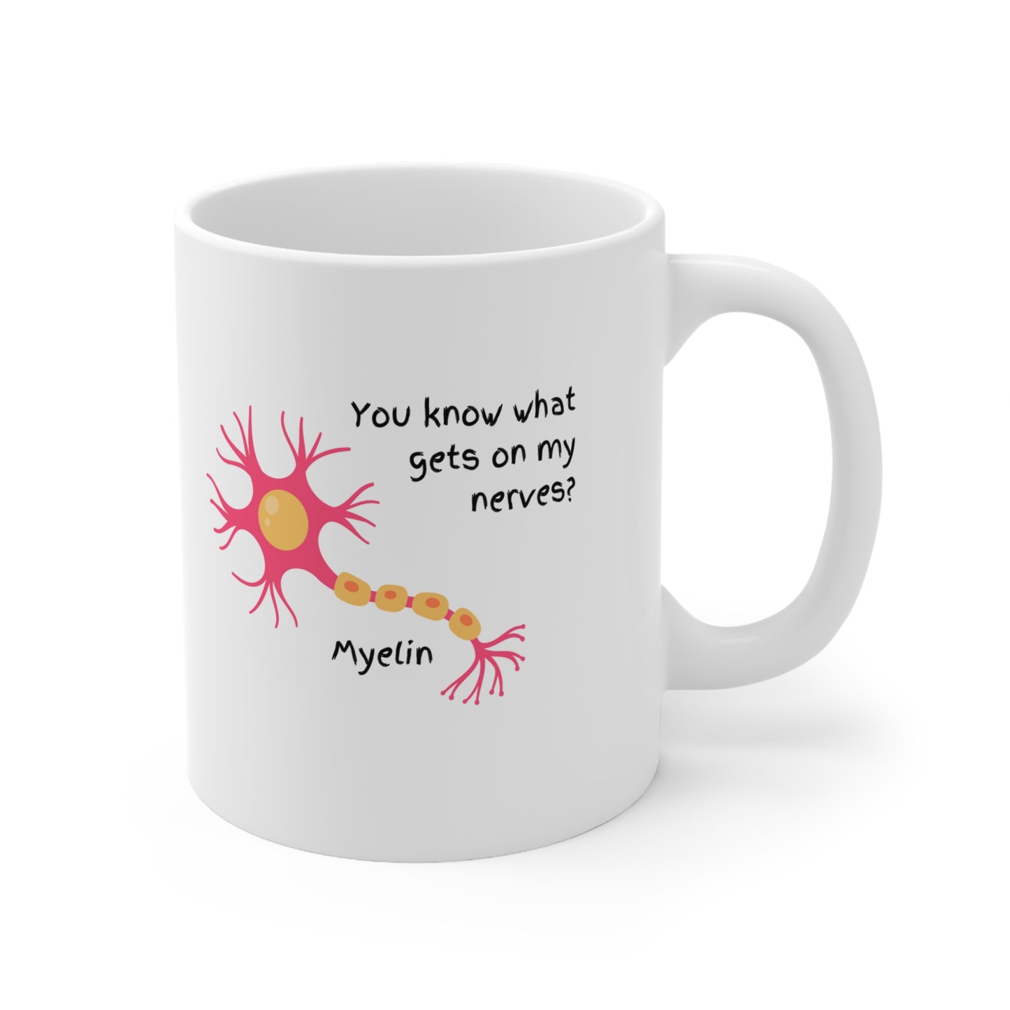 Myelin Ceramic Coffee Cups, 11oz, 15oz