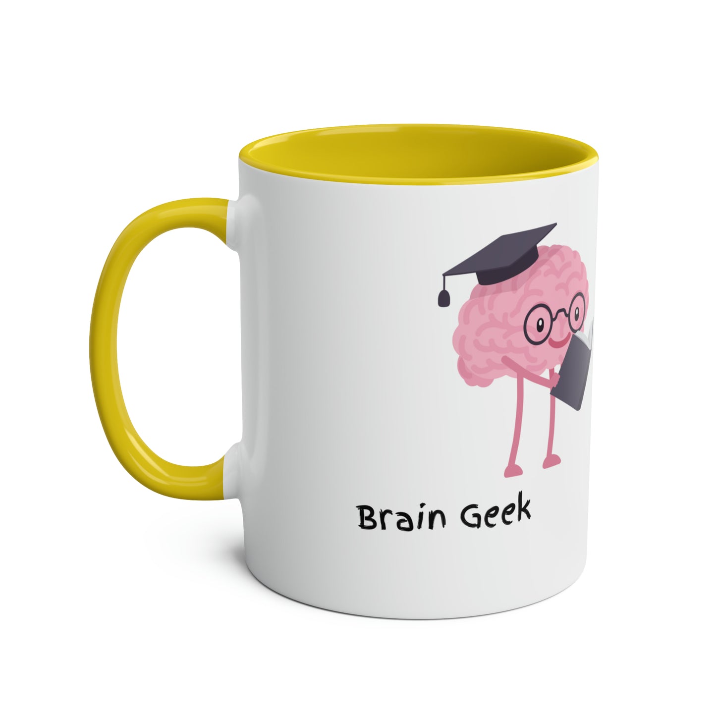 Brain Geek Two-Tone Coffee Mug, 11oz