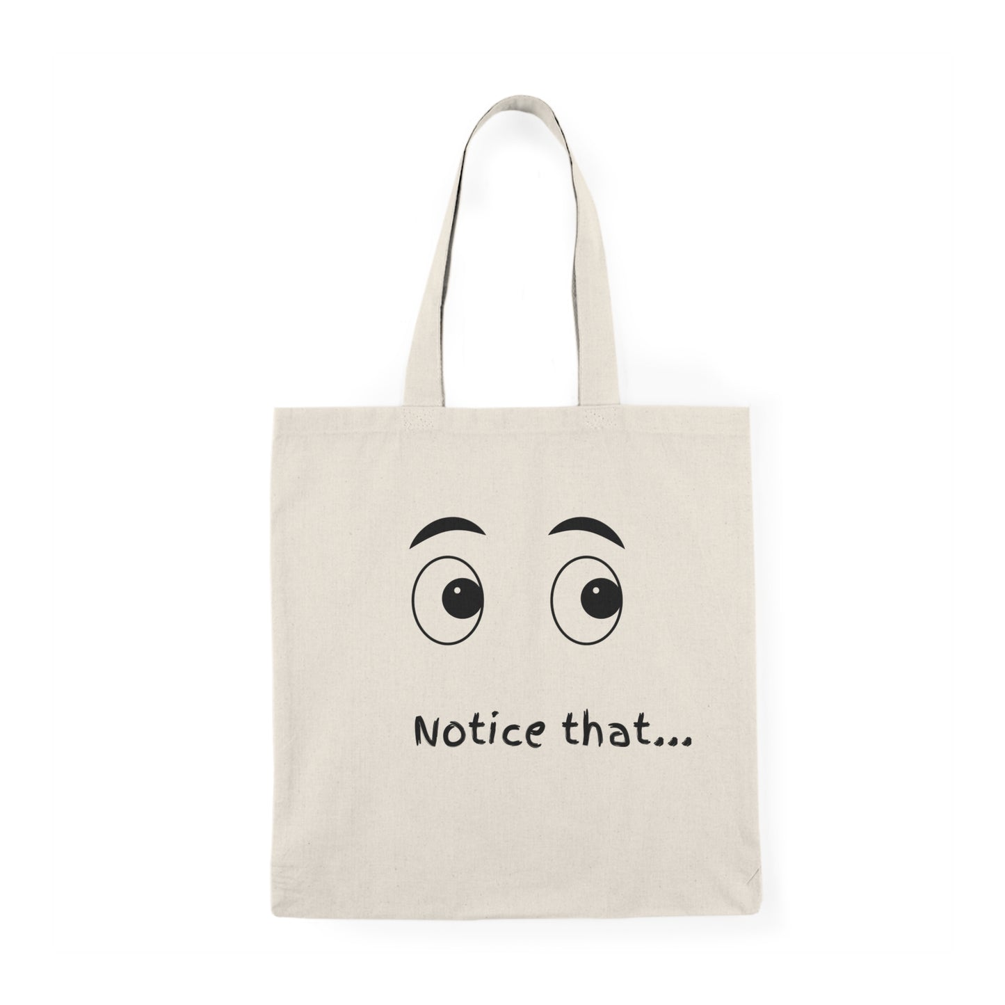 EMDR 'Notice that' Natural Tote Bag