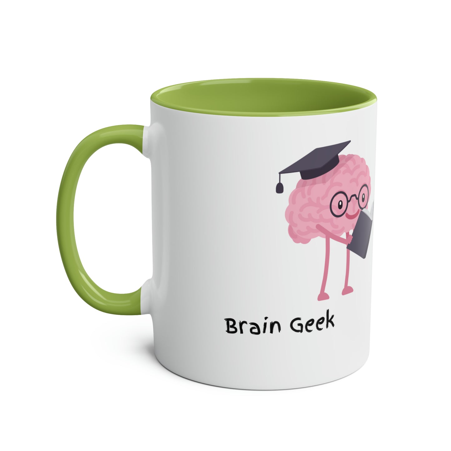 Brain Geek Two-Tone Coffee Mug, 11oz