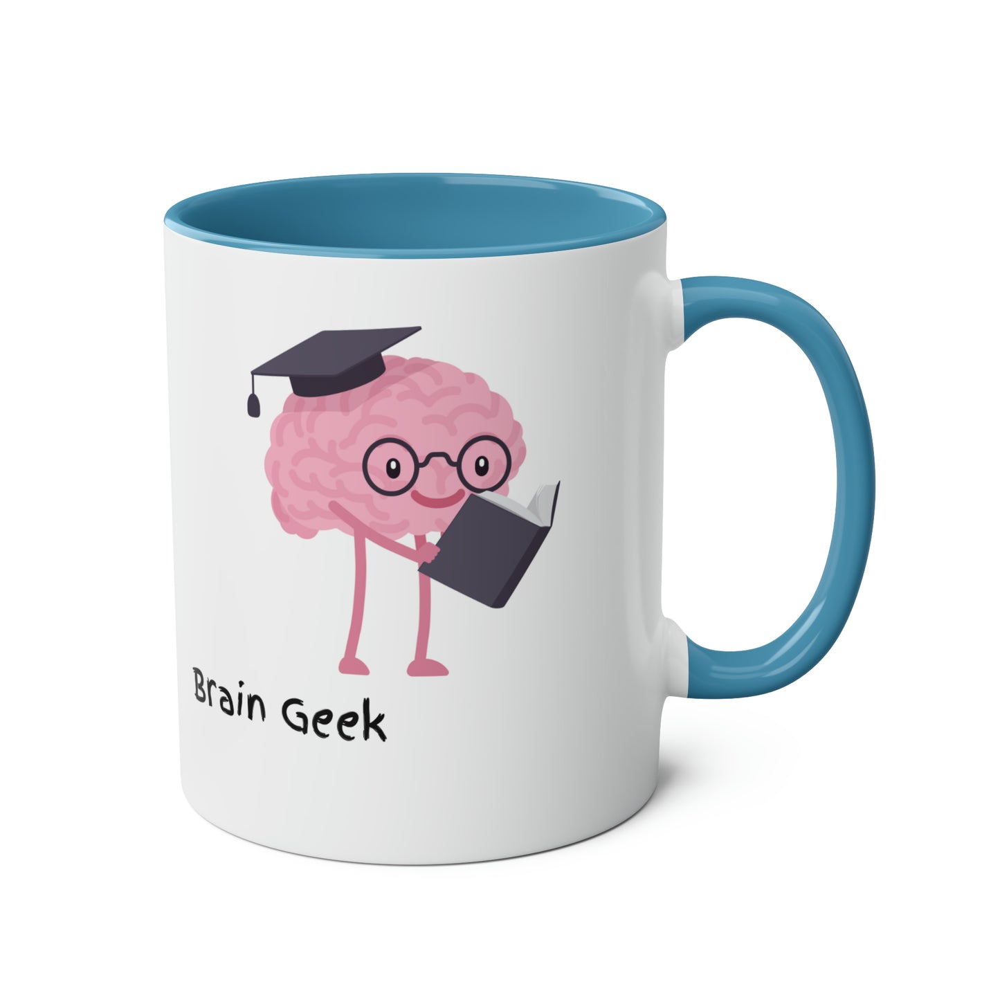 Brain Geek Two-Tone Coffee Mug, 11oz