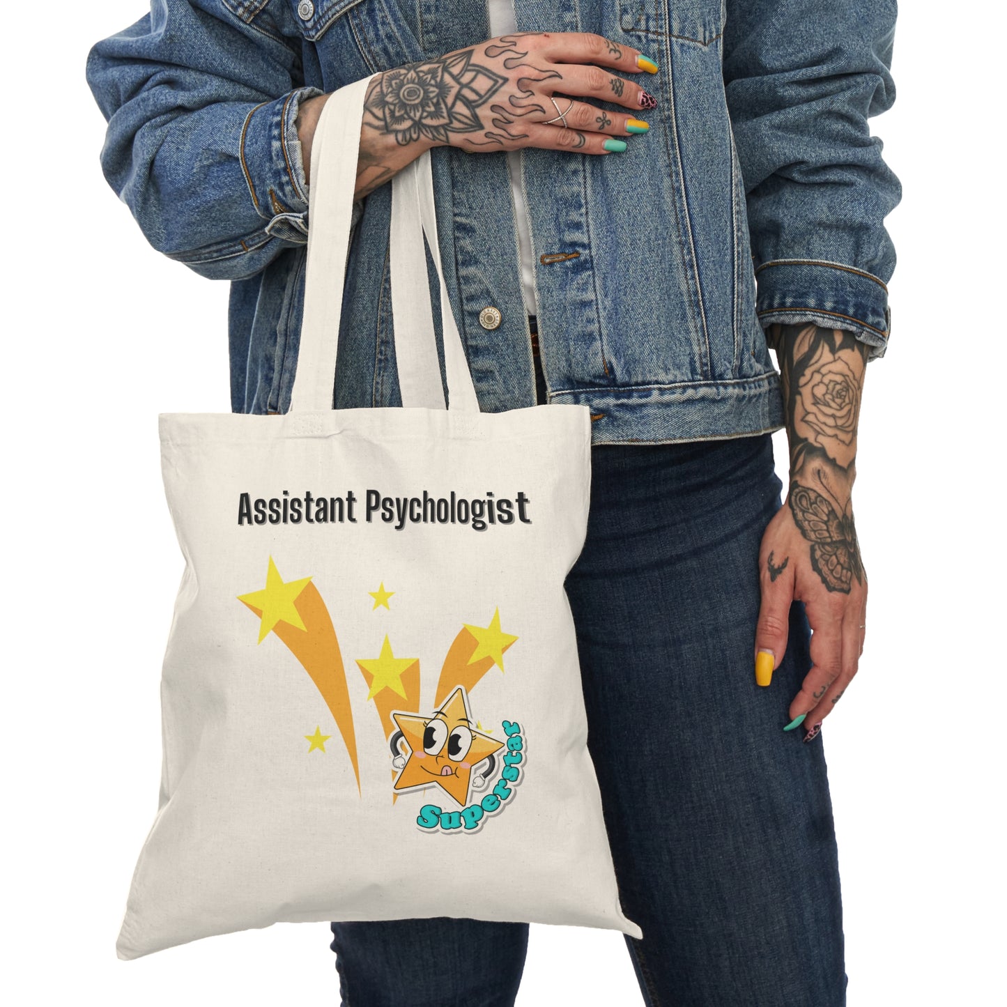 Superstar Assistant Psychologist Natural Tote Bag