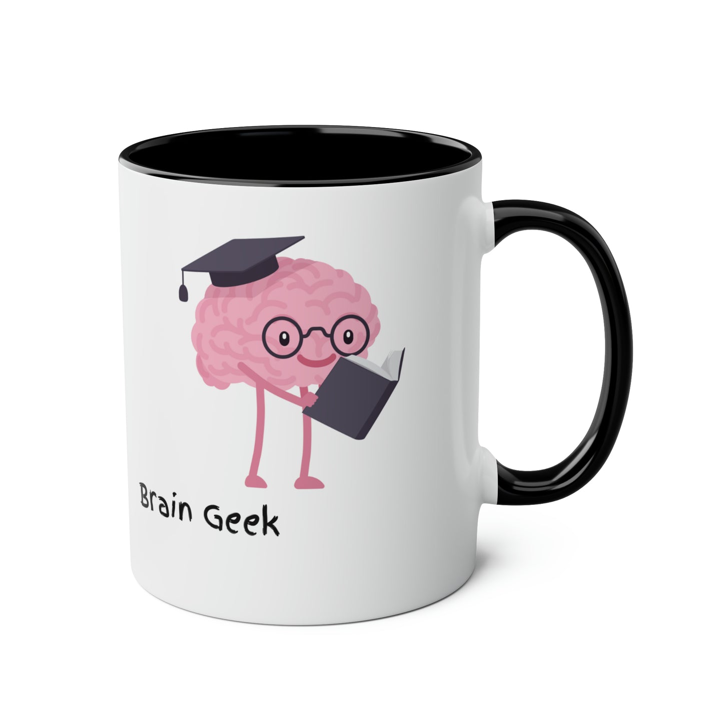 Brain Geek Two-Tone Coffee Mug, 11oz