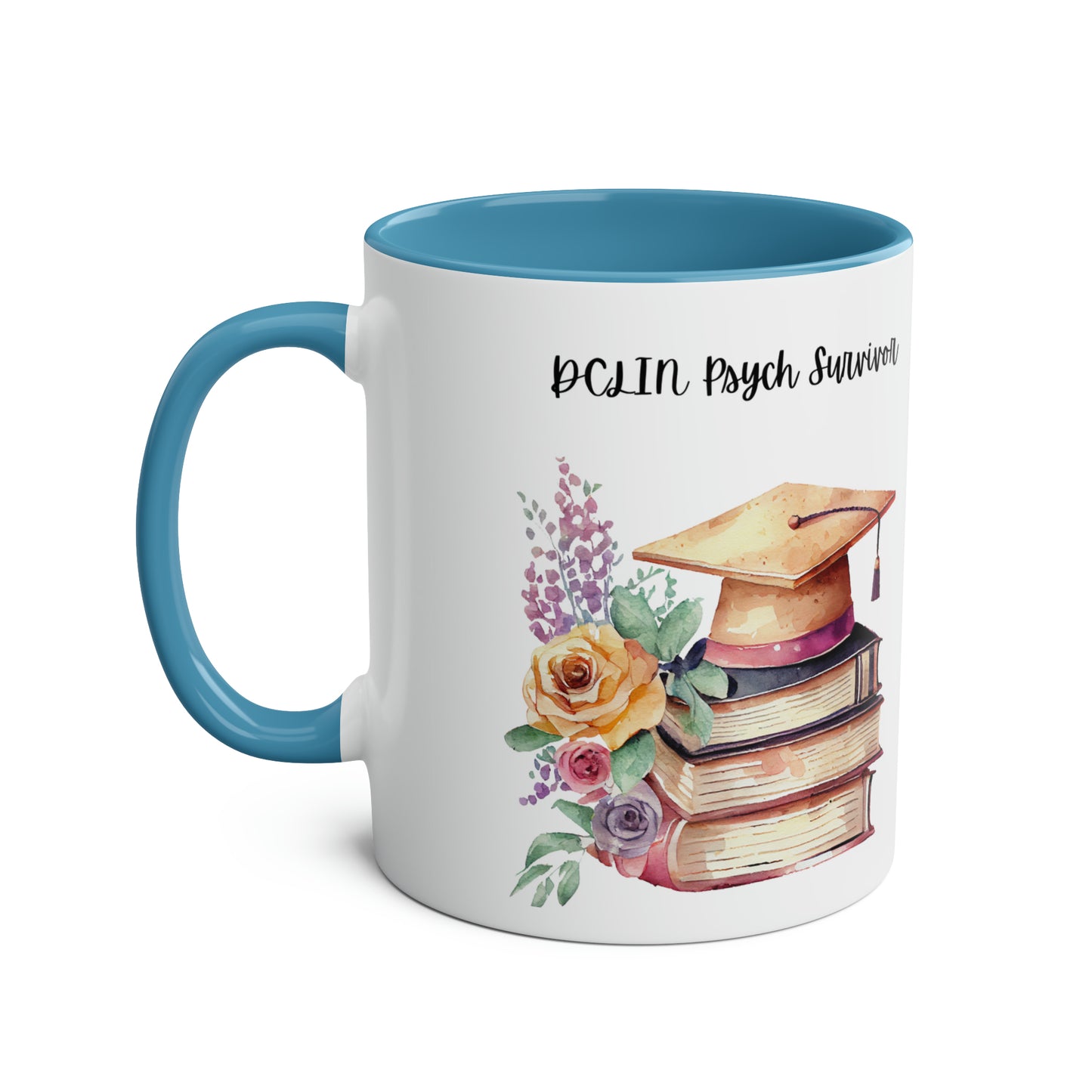 Dclin Psych Survivor Two-Tone Coffee Mug, 11oz