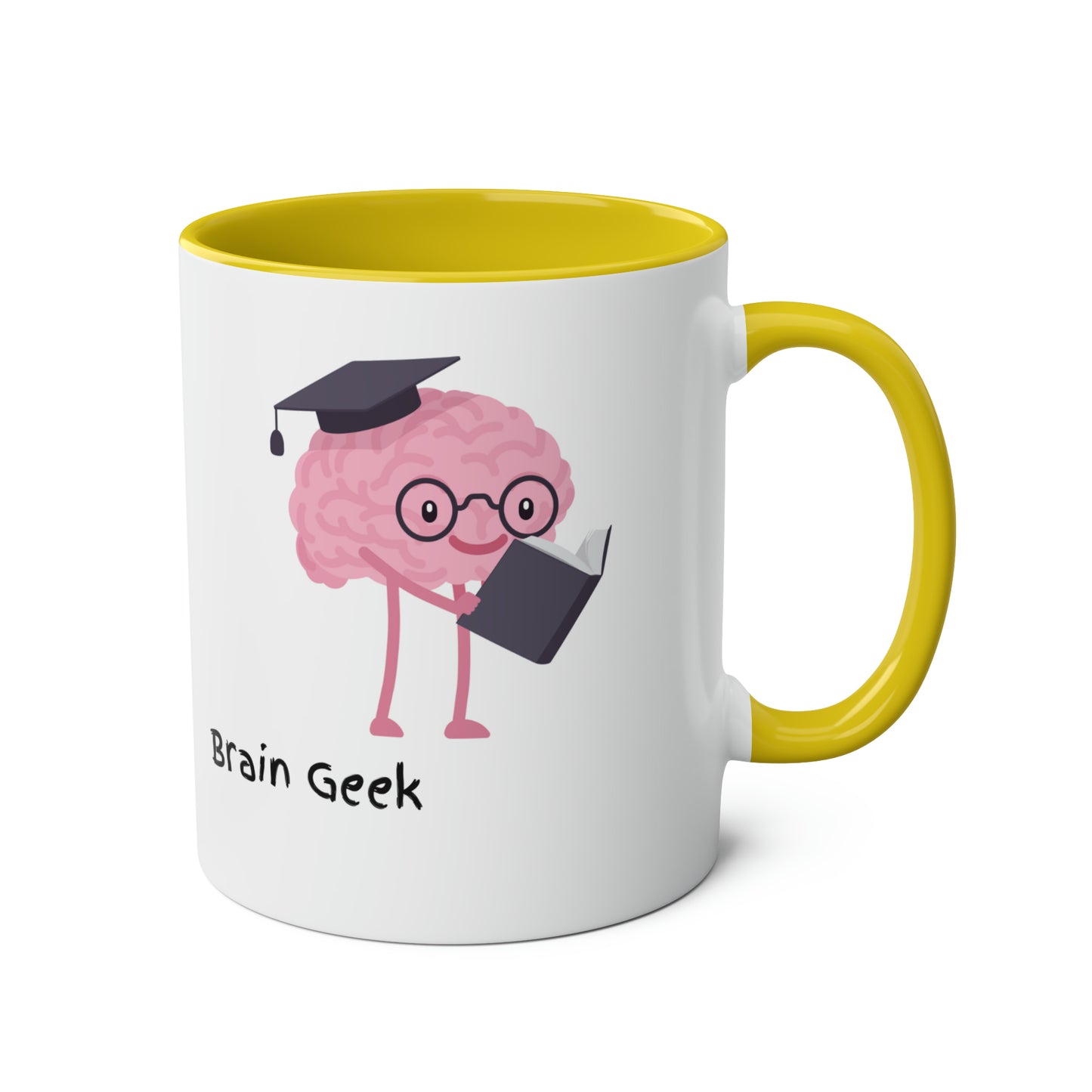 Brain Geek Two-Tone Coffee Mug, 11oz