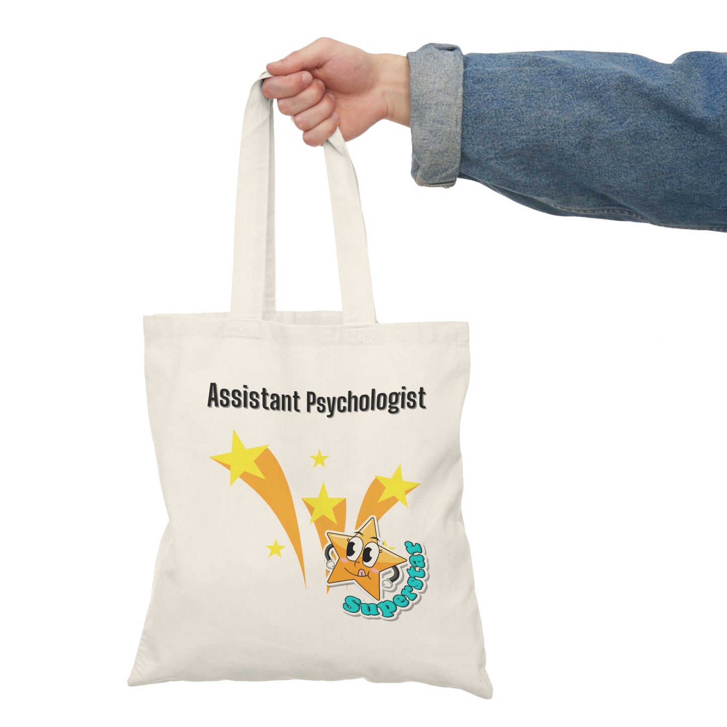 Superstar Assistant Psychologist Natural Tote Bag