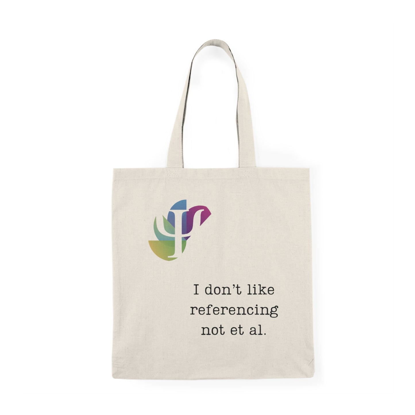 APA Referencing Natural Tote Bag