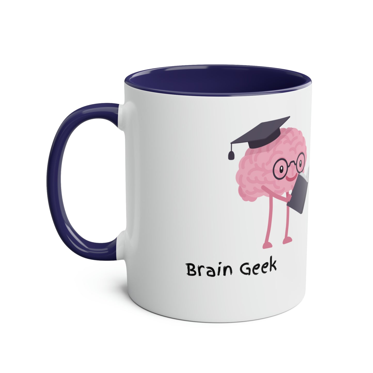 Brain Geek Two-Tone Coffee Mug, 11oz